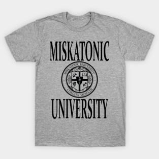 Miskatonic University Logo with Text T-Shirt